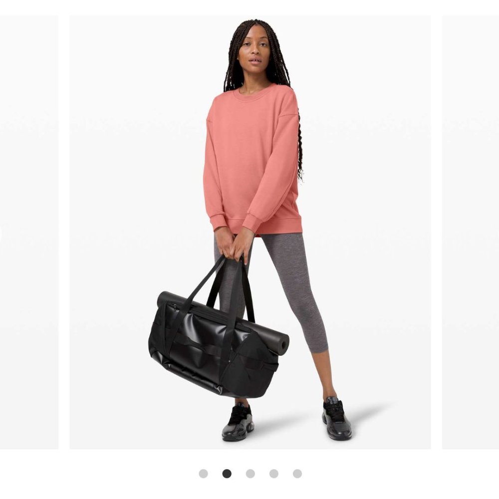 Lululemon Perfectly Oversized Crew in Brier Rose Size 4 - Picture 4 of 8
